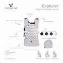 Cangaroo Ergonomic carrier Explorer black