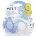 Philips Avent Freeflow Soother Silicone 0-6m Twin Pack