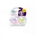 Philips Avent Orthodontic Classic Soothers 0-6m Twin Pack