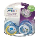 Philips Avent Free Flow Soothers 18m+ Twin Pack