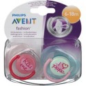 Philips Avent Silicone fashion Soothers 6-18m Months (2 Pieces) 