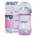 Philips Avent Bottle Natural 260ml/9oz Pink