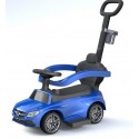 Mercedes Benz Ride-On/Push Car with safety ring - blue