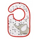 babyono terry bib velcro - I eat and I grow 3m+