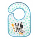 babyono terry bib velcro - I eat and I grow 3m+