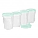 FOOD CONTAINER 4PCS + MOUTHPIECE BABYONO