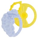 Chicco Soft Relax silicone Teething Ring Lemon 2m+