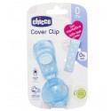 Chicco Clip with Teat Cover Blue