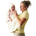 Clevamama Splash and Wrap Baby Bath Towel (Cream)