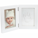 Handprint Double Frame with Memory Box