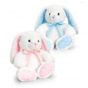 Keel Toys Baby Spotty Rabbit (25cm) (Pink/Blue)