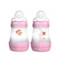 MAM Anti-Colic 160ml Bottle 2 Pack - pink