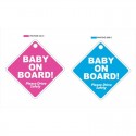 BABY ON BOARD First Safety (Pink/Blue)