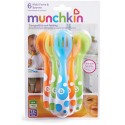 Munchkin Set 6 Multi Coloured Forks & Spoons