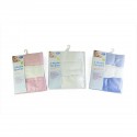 3 pack Muslin Squares