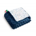 Baby Blanket minky navy