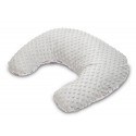 Feeding and Infant Support Pillow - MINKY GREY