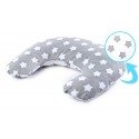 Feeding and Infant Support Pillow - GREY STARS