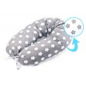 Feeding and Infant Support Pillow XL -GRAY STARS