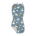 Stroller Cushion Pad blue/grey