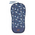 Stroller Cushion Pad Navy Foxes