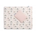 Bed Quilt and Pillow (Pink)