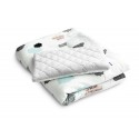 Bed Quilt and Pillow (Cloud Grey)